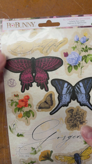 BoBunny Beautiful Things stickers