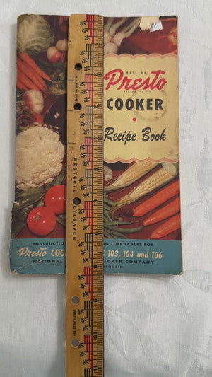 Presto cooker recipe book