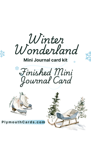 Winter Wonderland Mini Journal card kit - January 14th ONLY