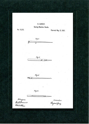 Sewing Patent cards