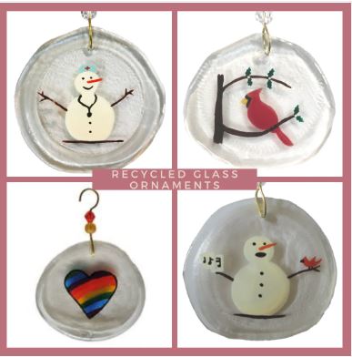 Wine Bottle Ornaments/Suncatchers