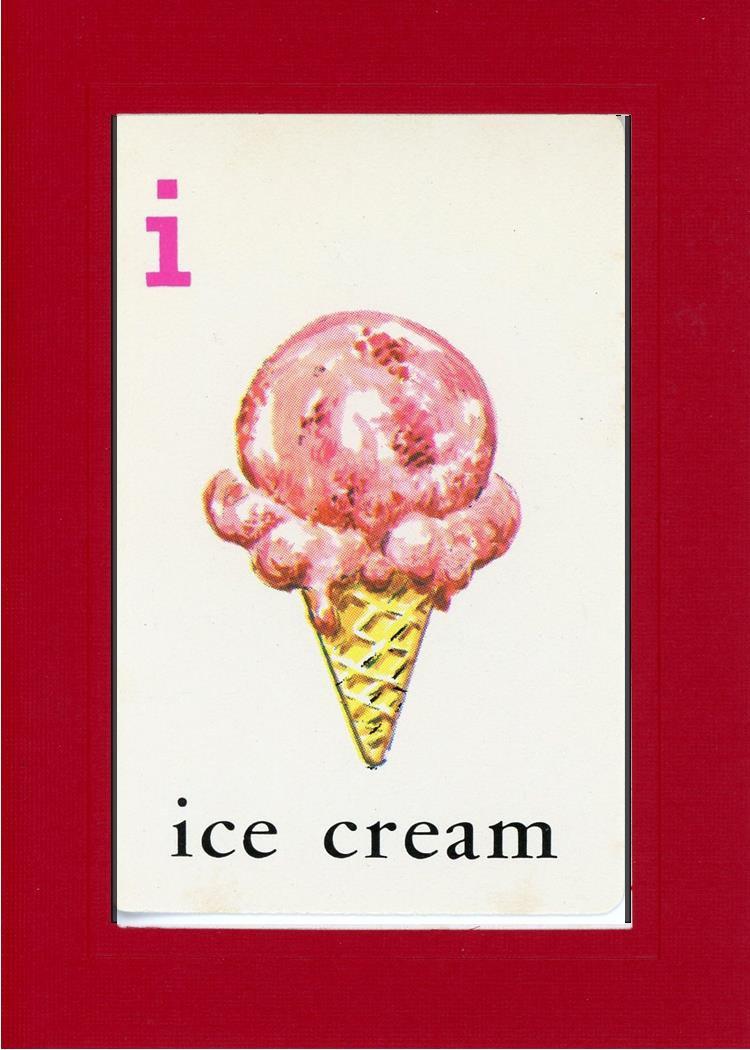 I is for Ice Cream-Alphabet Soup-Plymouth Cards