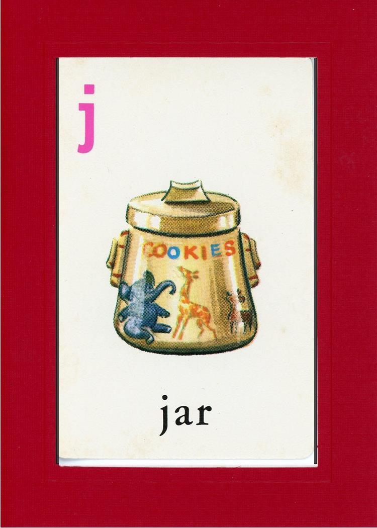 J is for Jar-Alphabet Soup-Plymouth Cards