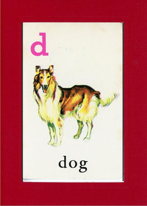 D is for Dog-Alphabet Soup-Plymouth Cards