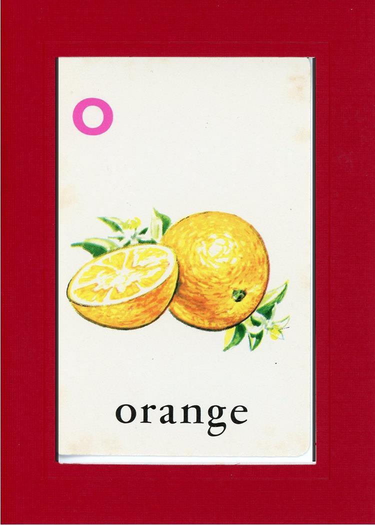 O is for Orange-Alphabet Soup-Plymouth Cards