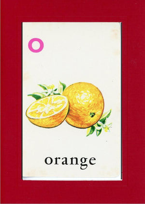 O is for Orange-Alphabet Soup-Plymouth Cards