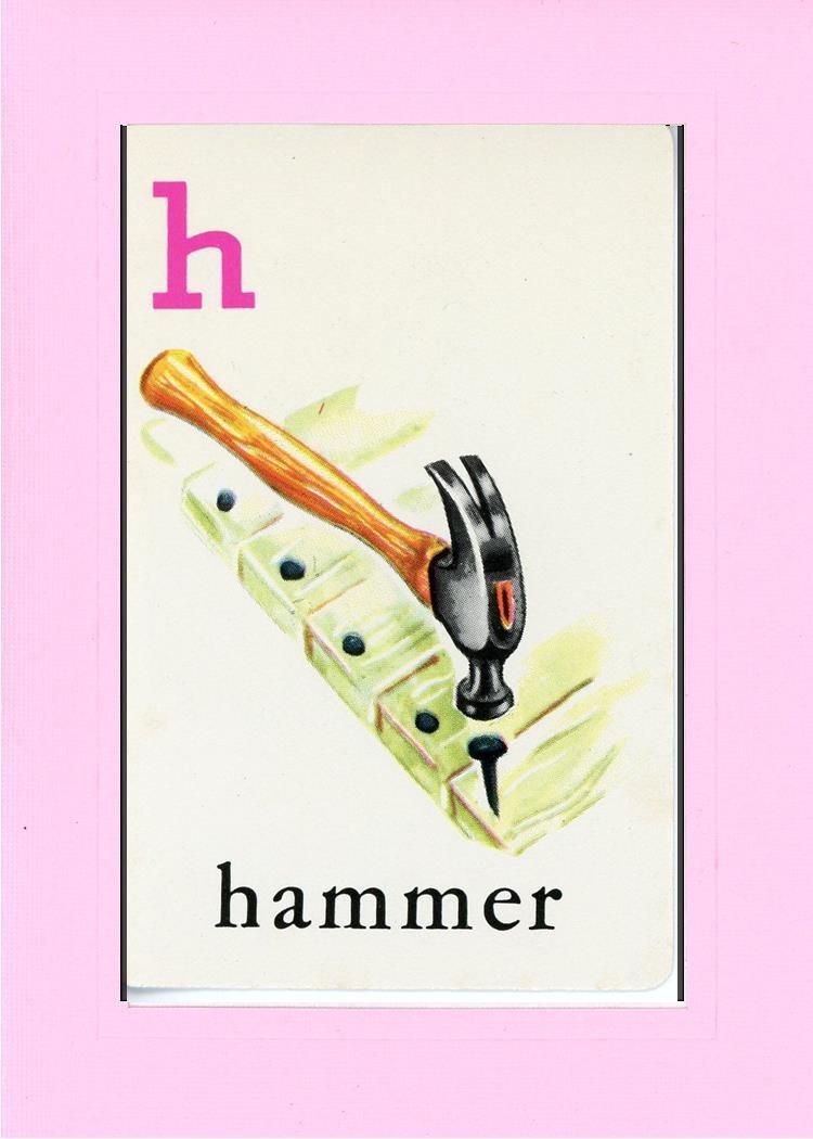 H is for Hammer-Alphabet Soup-Plymouth Cards