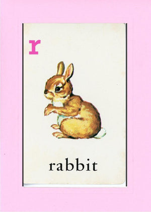 R is for Rabbit-Alphabet Soup-Plymouth Cards