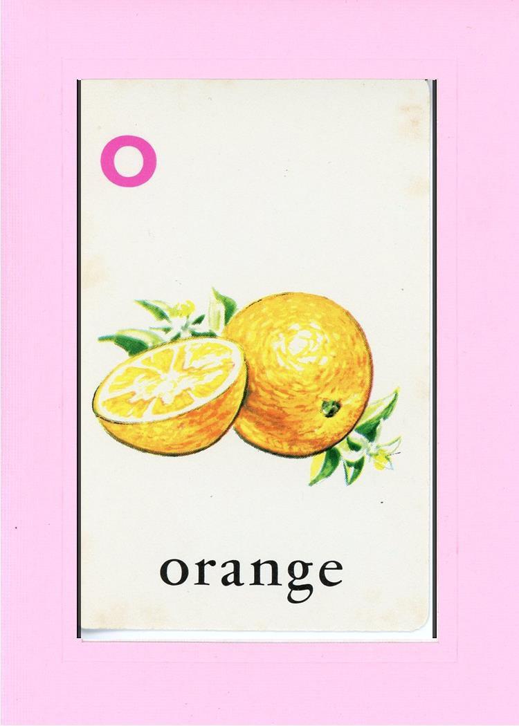 O is for Orange-Alphabet Soup-Plymouth Cards