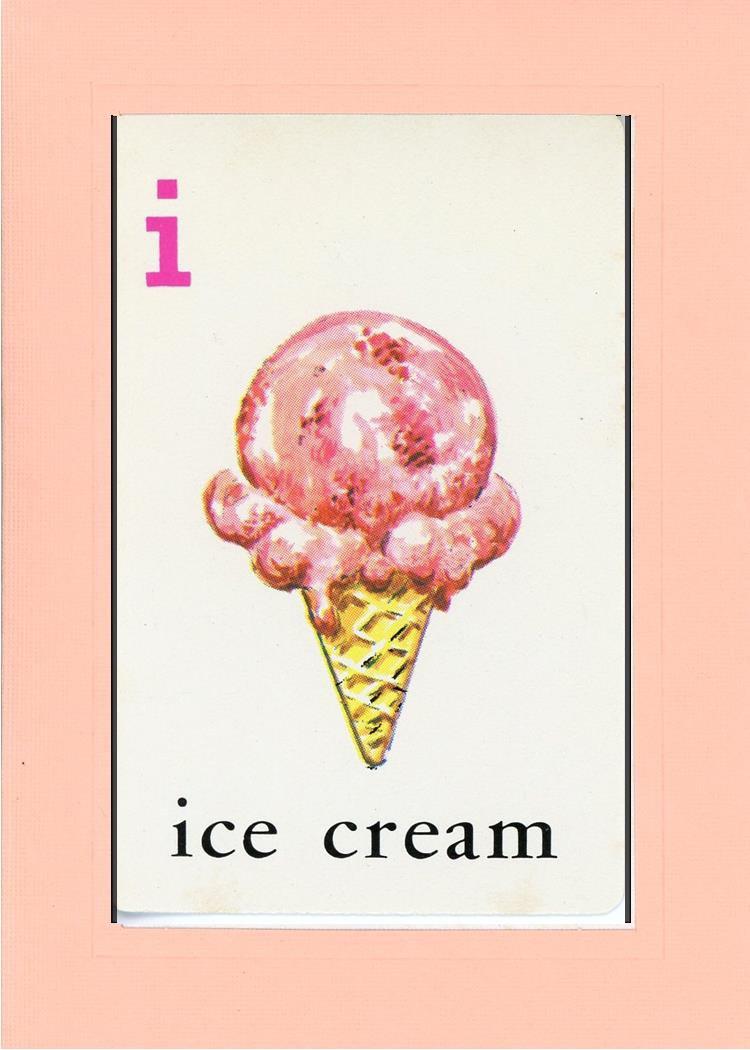 I is for Ice Cream-Alphabet Soup-Plymouth Cards