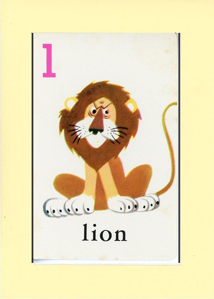 L is for Lion-Alphabet Soup-Plymouth Cards
