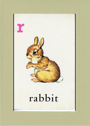 R is for Rabbit-Alphabet Soup-Plymouth Cards