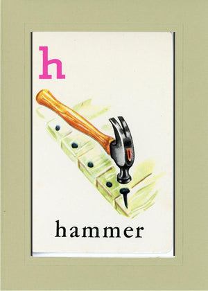 H is for Hammer-Alphabet Soup-Plymouth Cards