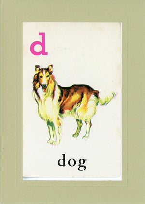 D is for Dog-Alphabet Soup-Plymouth Cards