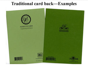 Mocha #COC888 - traditional back-Photo note cards-Plymouth Cards