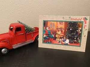 Red Truck-Photo note cards-Plymouth Cards