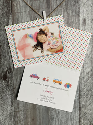 Festive Fun Dots-Photo note cards-Plymouth Cards