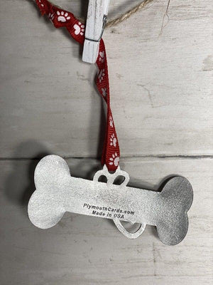 Dog Bone Ornament-Plymouth Cards