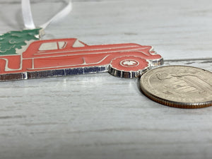 Red Truck Ornament-Plymouth Cards