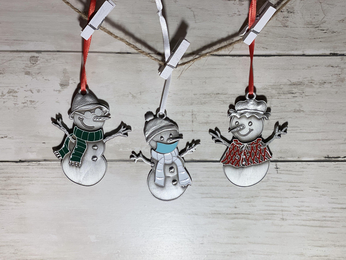 George Snowman Ornament-Plymouth Cards