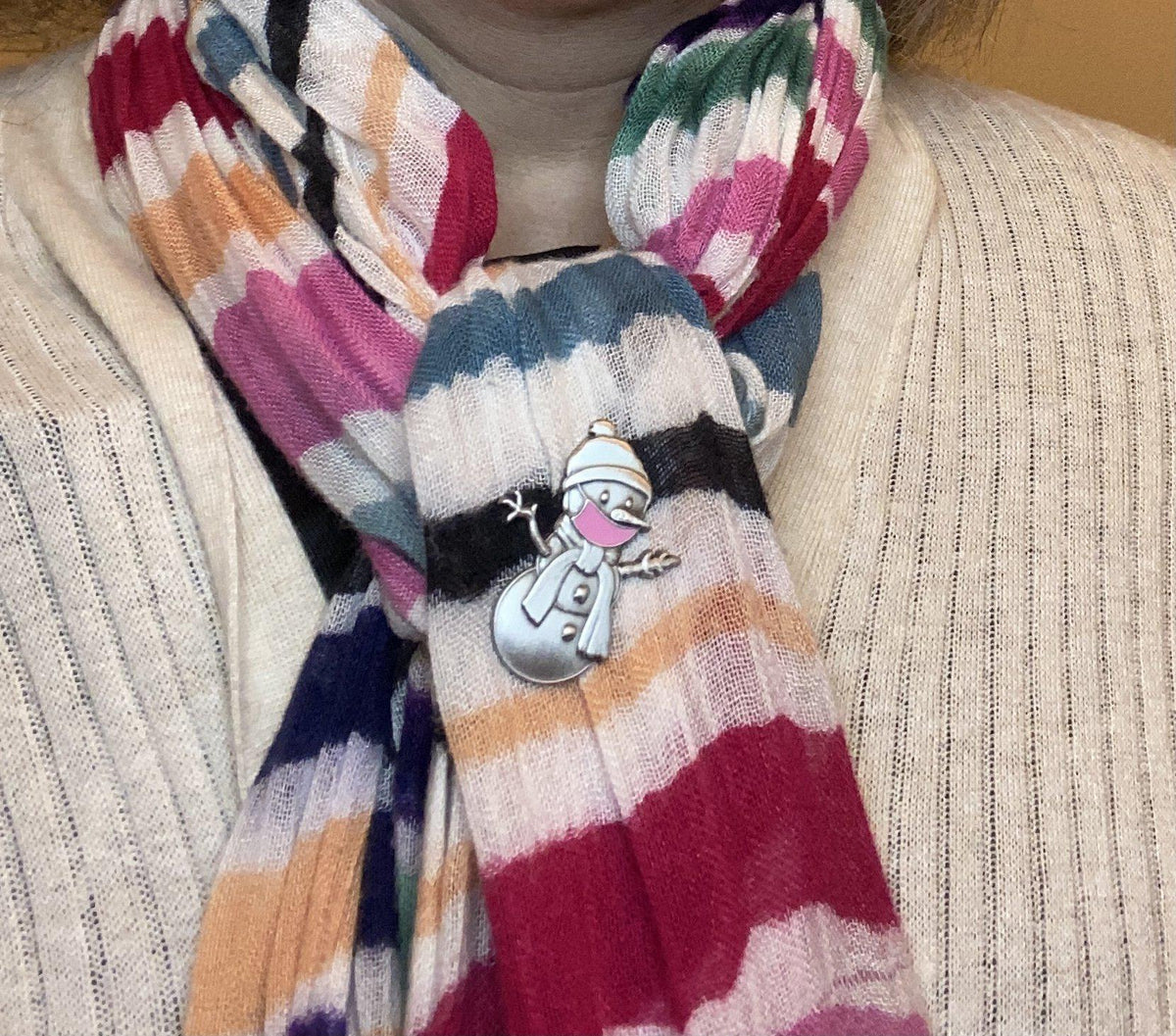 Clarence the Snowman - Masked Pin-Plymouth Cards