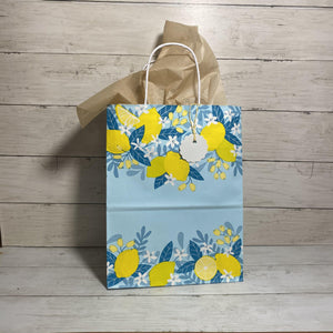 Gift Bag & Tag - Lemons-Bags-Plymouth Cards