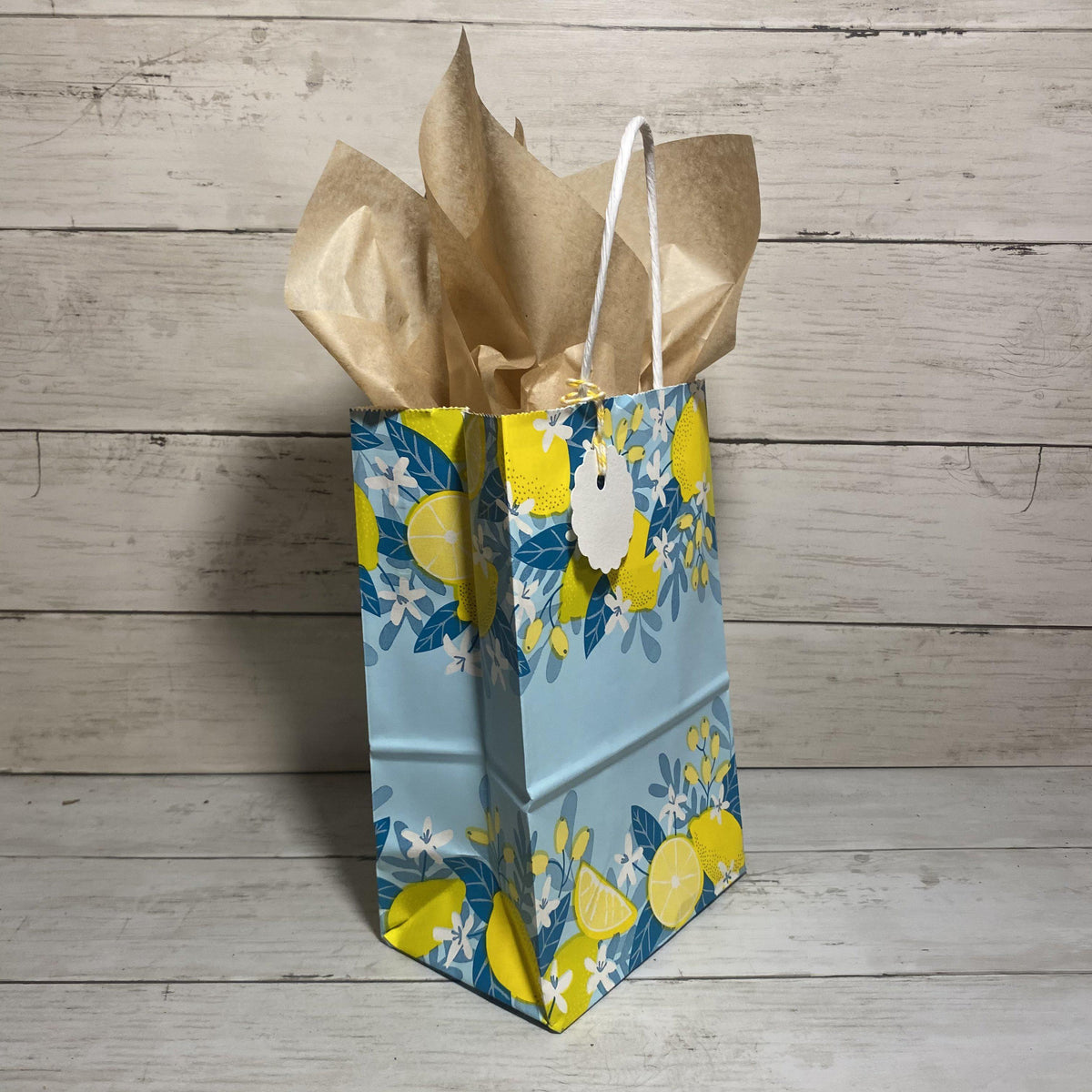 Gift Bag & Tag - Lemons - Plymouth Cards
