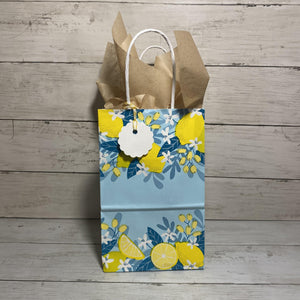 Gift Bag & Tag - Lemons-Bags-Plymouth Cards