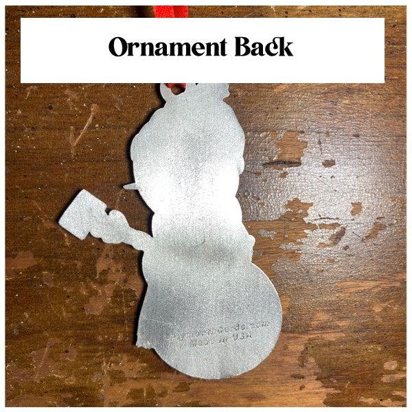 Clarence 2021 Snowman ornament - Many colors to choose-Plymouth Cards