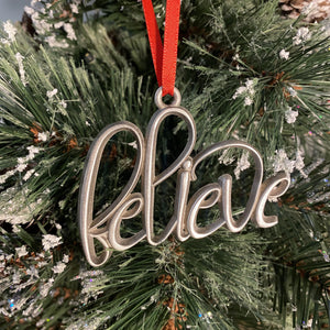 Believe Ornament-Plymouth Cards