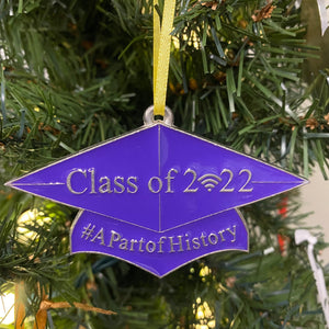 Class of 2022 ornament - Purple-Plymouth Cards