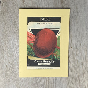Beets-Greetings from the Past-Plymouth Cards