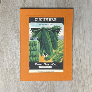 Cucumber-Greetings from the Past-Plymouth Cards