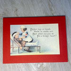 Broken legs or heads-Greetings from the Past-Plymouth Cards
