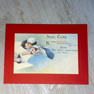 Sure Cure-Greetings from the Past-Plymouth Cards