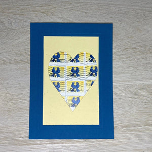 Heart - Love Bluebirds 39 cent stamp cards-Plymouth Cards
