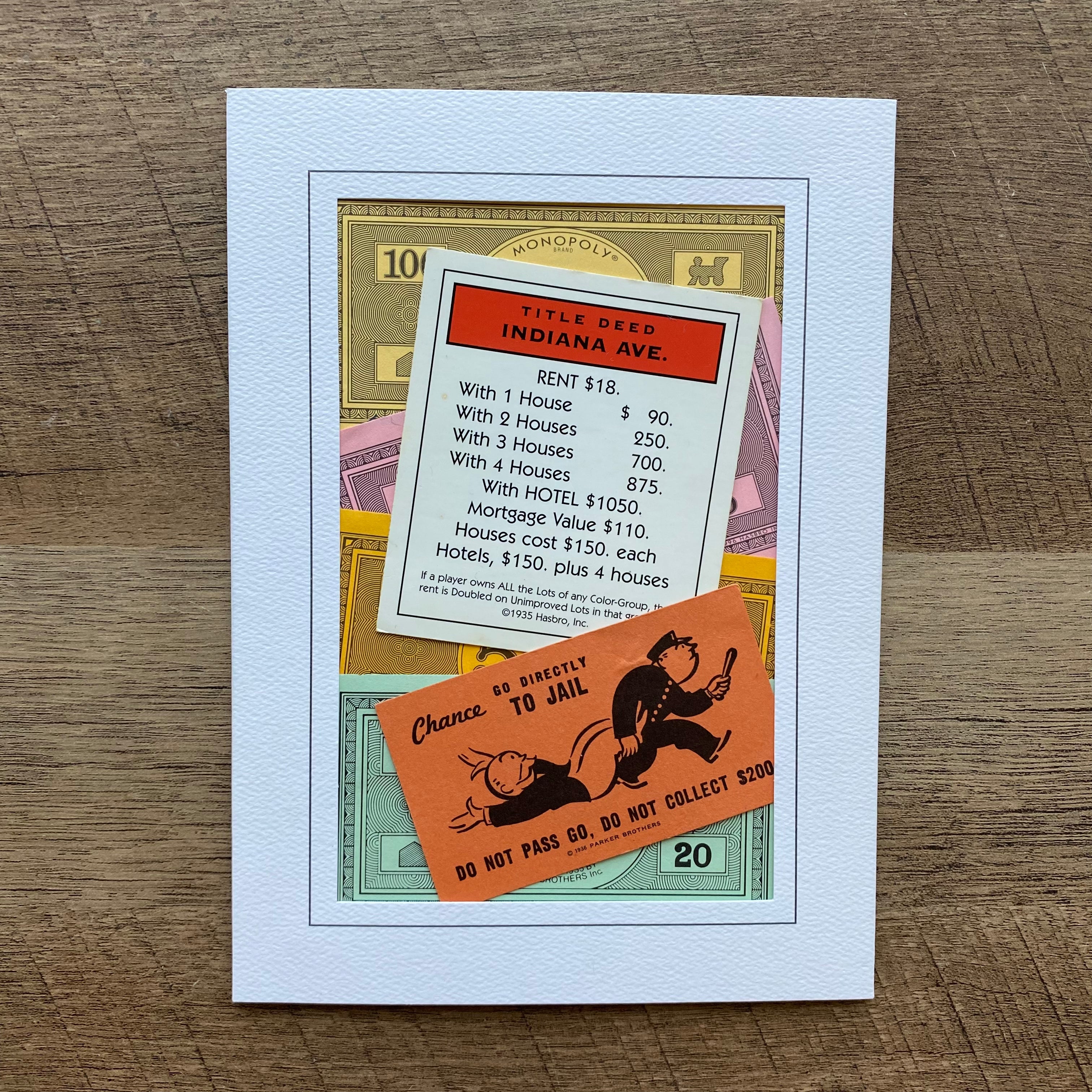 Chancing Card Monopoly Blank Chance Cards
