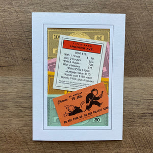 Monopoly game cards-Plymouth Cards