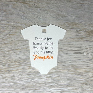 Baby Onesie - "Little Pumpkin"-Gift Tags-Plymouth Cards