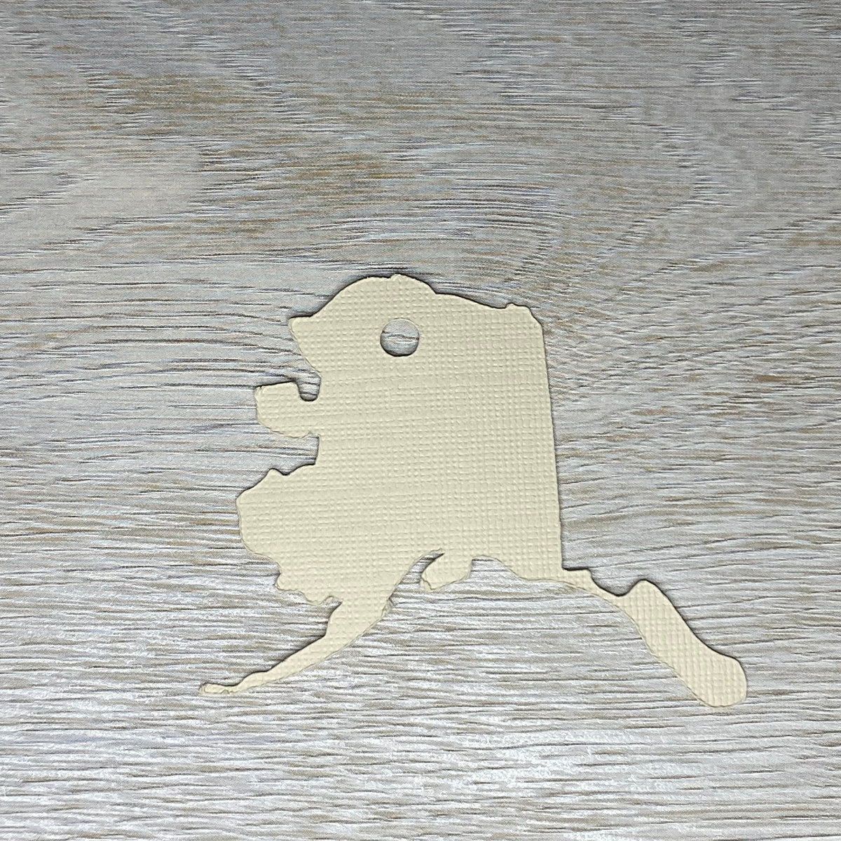 Alaska State Shape Gift Tag-Gift Tags-Plymouth Cards