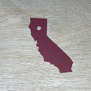 California State Shape Gift Tag-Gift Tags-Plymouth Cards