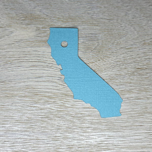 California State Shape Gift Tag-Gift Tags-Plymouth Cards