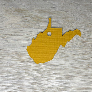 West Virginia State Shape Gift Tag-Gift Tags-Plymouth Cards
