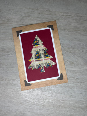 Tree - Christmas Tree 8 cent stamp card-Plymouth Cards