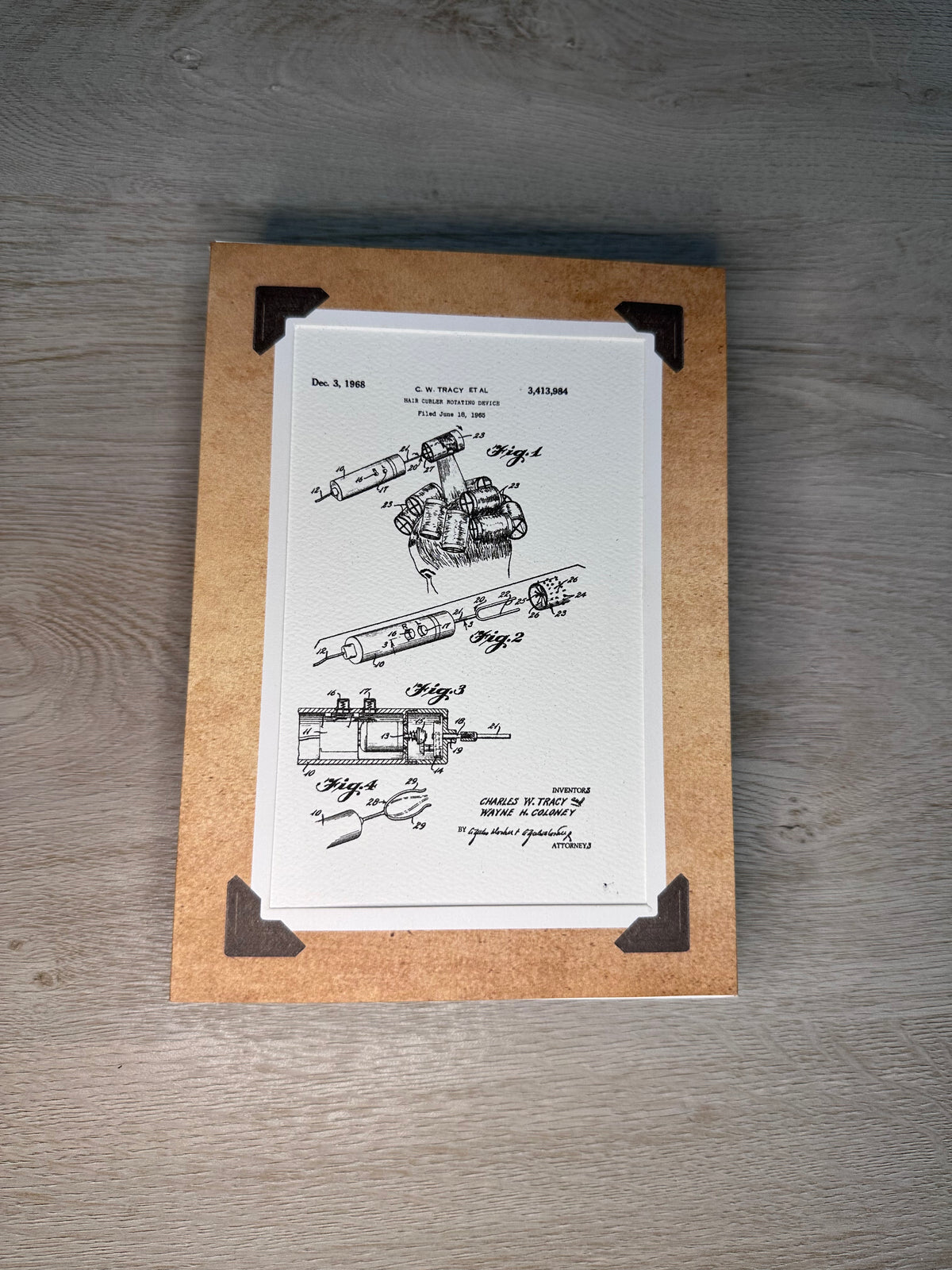 Hair Curler Rotating Device-Greeting Card-Plymouth Cards