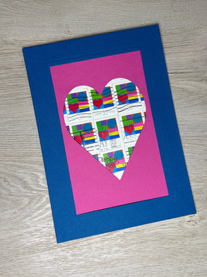 Heart - Love 37 cent stamp cards-Plymouth Cards