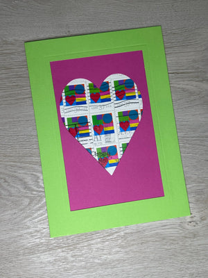 Heart - Love 37 cent stamp cards-Plymouth Cards