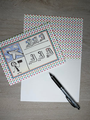 Crazy Neighbor-Greetings from the Past-Plymouth Cards