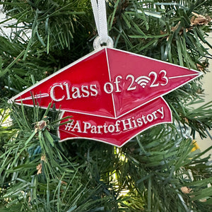 Class of 2023 ornament - 6 cap colors-Plymouth Cards