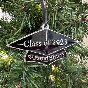 Class of 2023 ornament - 6 cap colors-Plymouth Cards